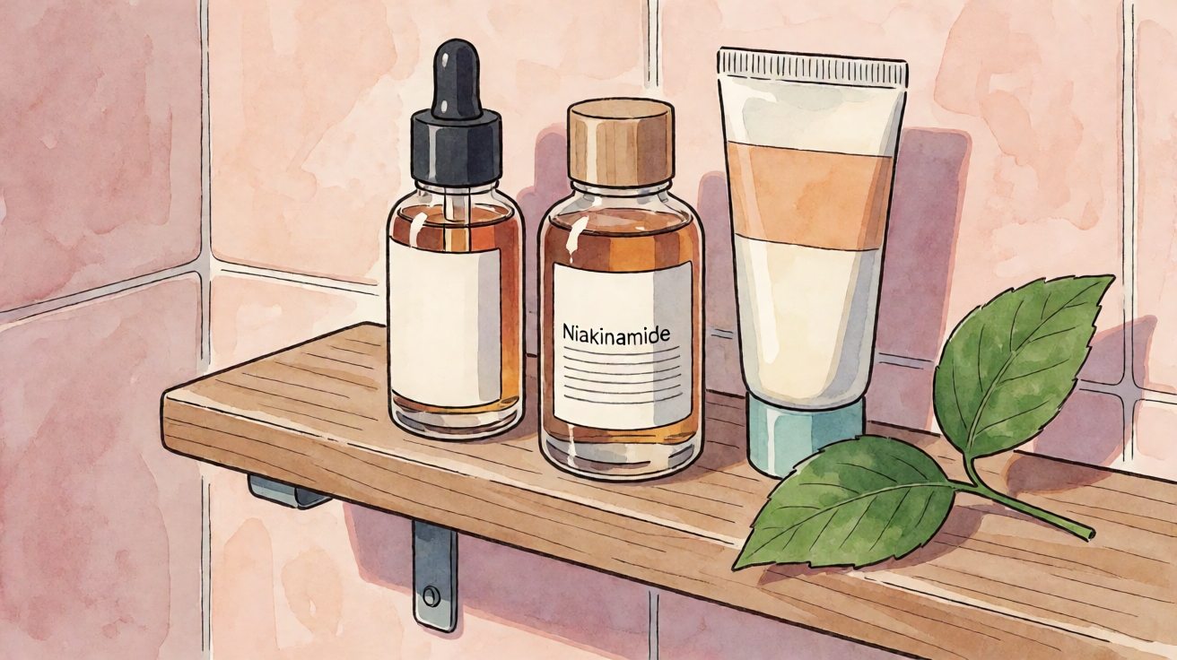 Ilustrasi perbedaan wajah kusam dan flek hitam