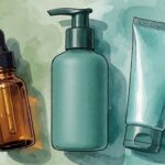 Panduan menghilangkan bekas merah pasca-jerawat: niacinamide + azelaic acid + sunscreen SPF 50.