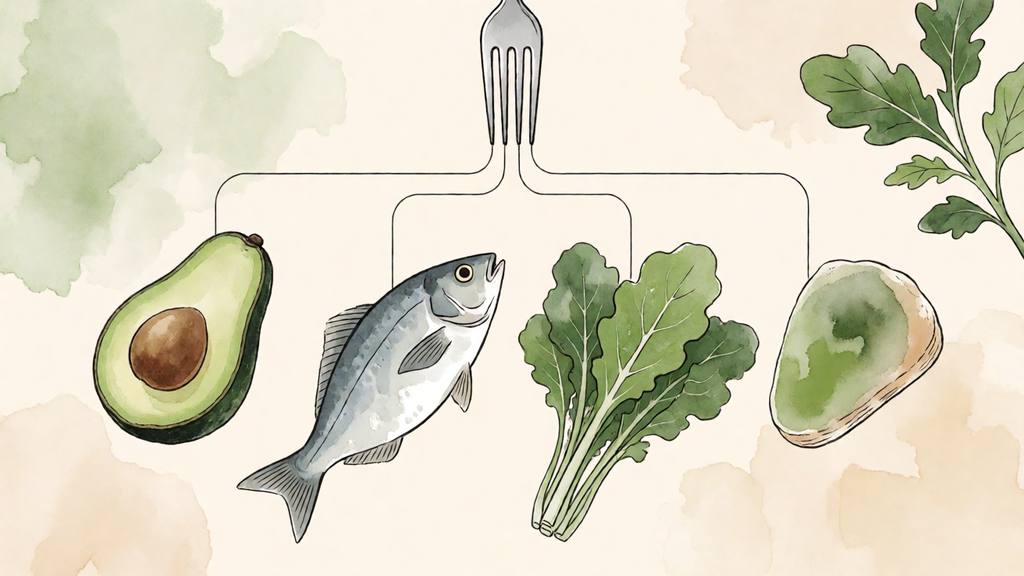 Infografis empat kelompok makanan yang memengaruhi ketombe