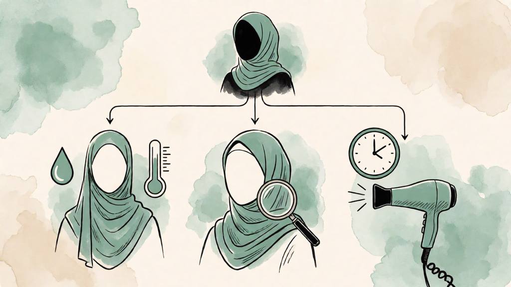 Infografis tujuh penyebab khas rambut berhijab berketombe