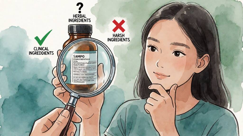 Cara baca label sampo dan pilih bahan aktif yang terbukti klinis
